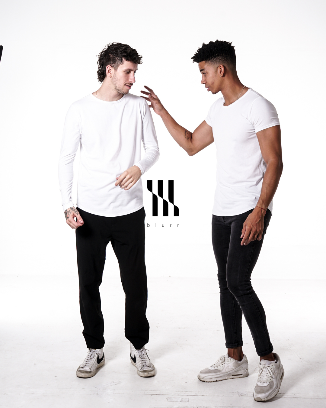 Pack x3 - Pure White Crew Curved