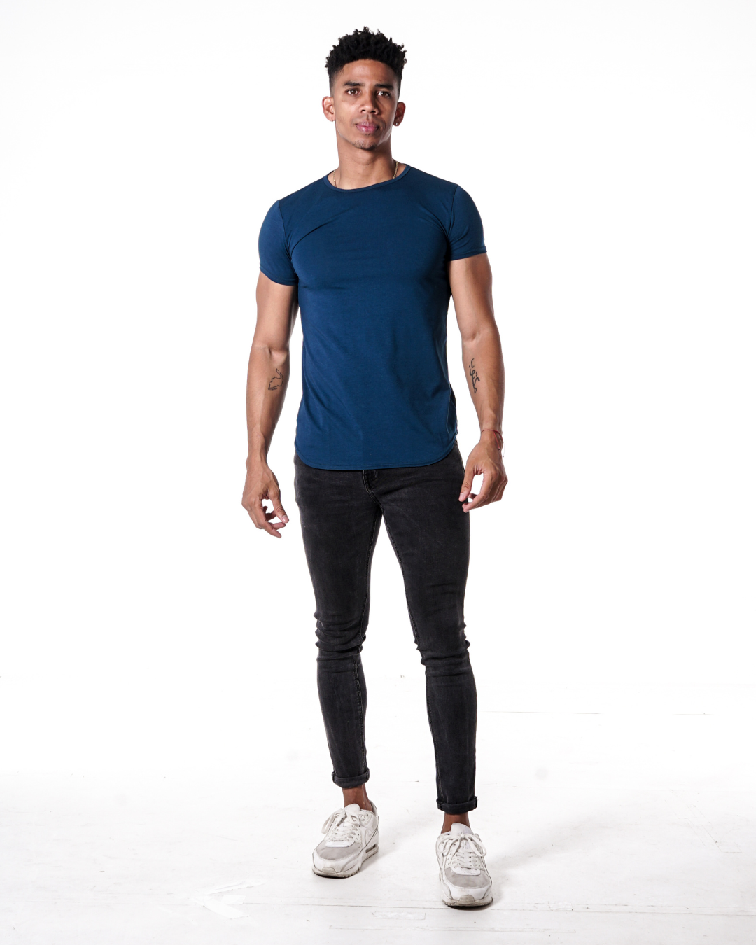 Playera Deep Blue - Cuello crew inferior original