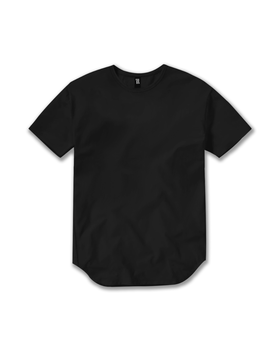 Playera All Black - Cuello crew inferior original