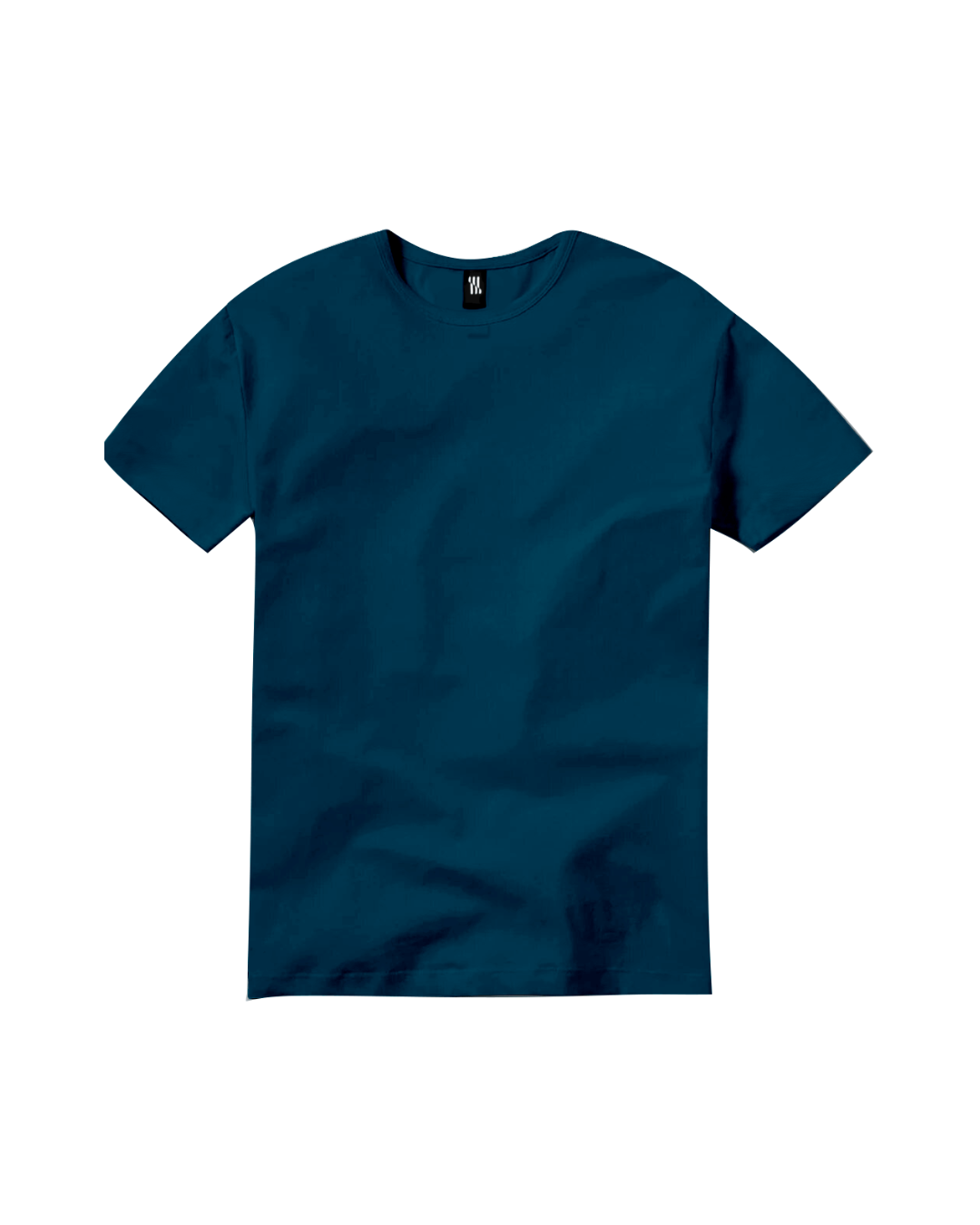 Playera Deep Blue - Cuello crew inferior recto