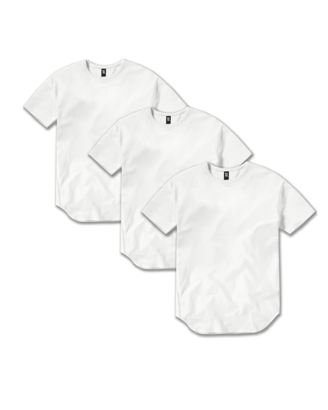 Pack x3 - Pure White Crew Original